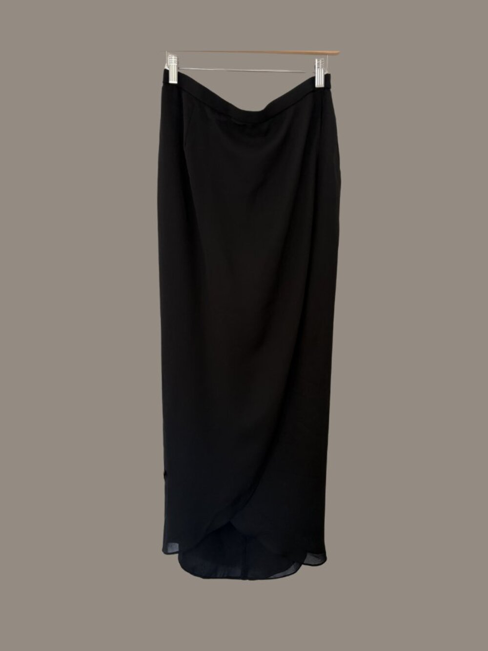 Vintage Tulip-Hem Flowy Maxi Skirt (Brand and Size Unknown)